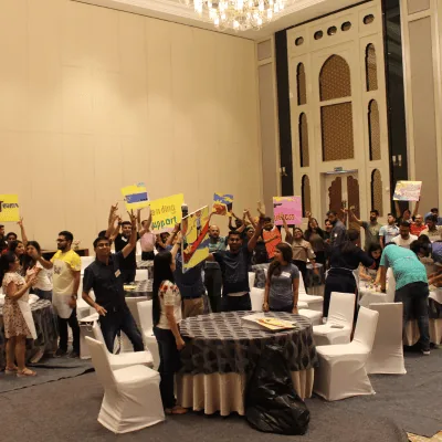 Team Building Activity At Renaissance Mumbai