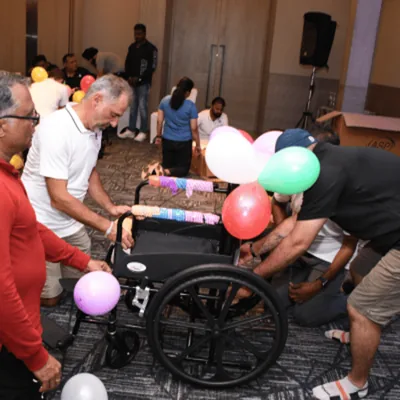 Team Building Activity At JW Marriott Sahar