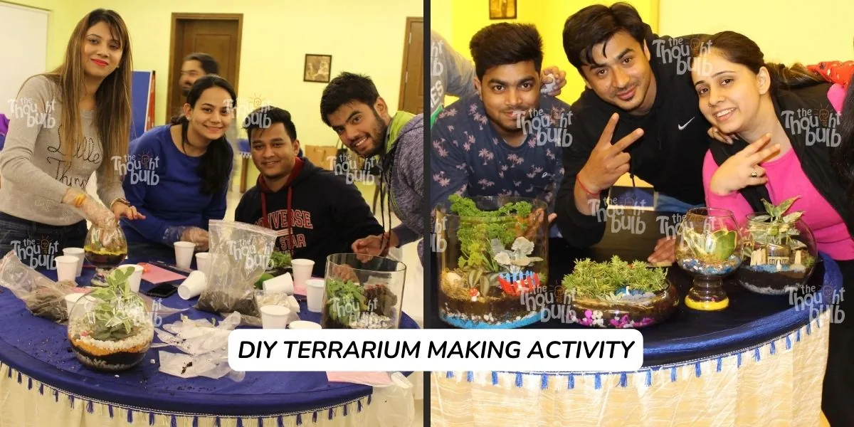 DIY Terrarium making activity