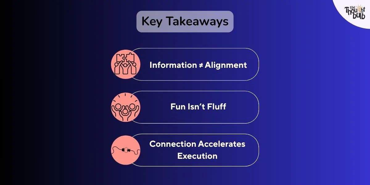 Key Takeaways Don’t Skip the “Human Glue”
