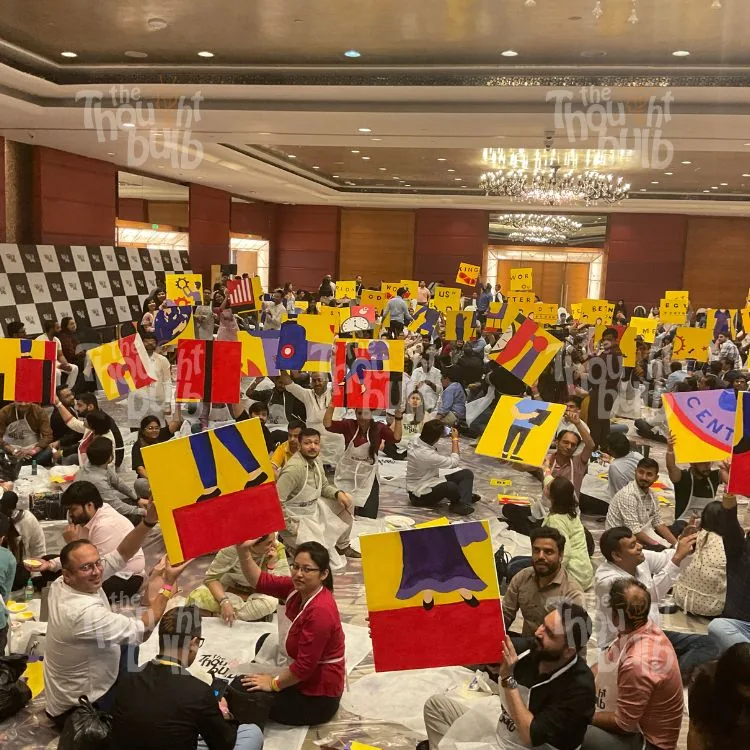 Team Building Activity At Leela Ambience