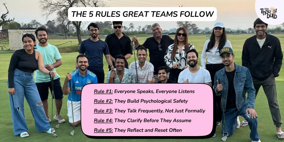 The 5 Rules Great Teams Follow