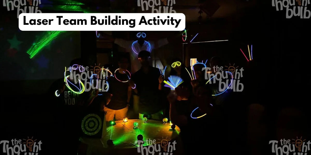 Laser Team Building by Thought Bulb