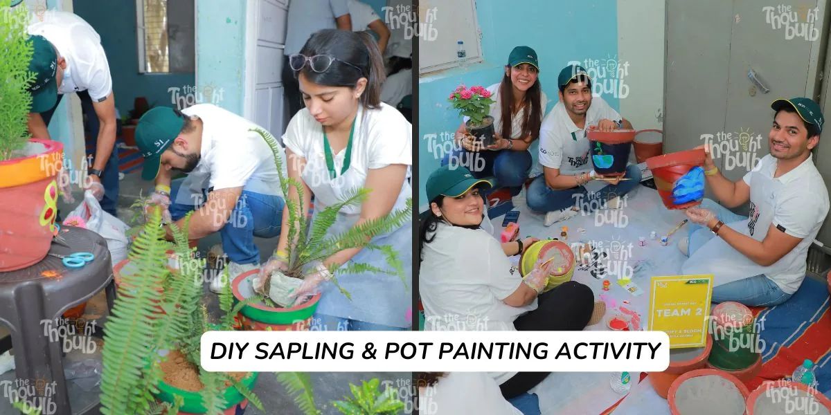 DIY Sapling & Pot Painting Activity