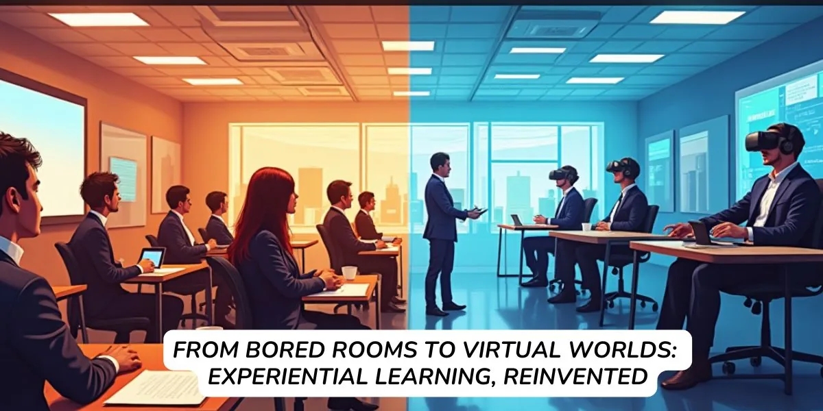 From Bored Rooms to Virtual Worlds Experiential Learning, Reinvented