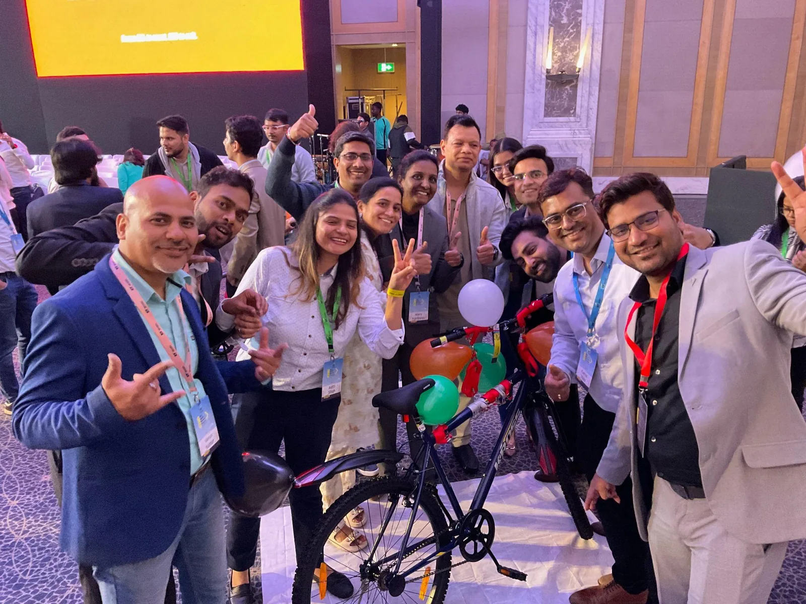 Build A Bicycle with EY in Kolkata - cross-functional teams assembled bicycles later donated to children in the local community