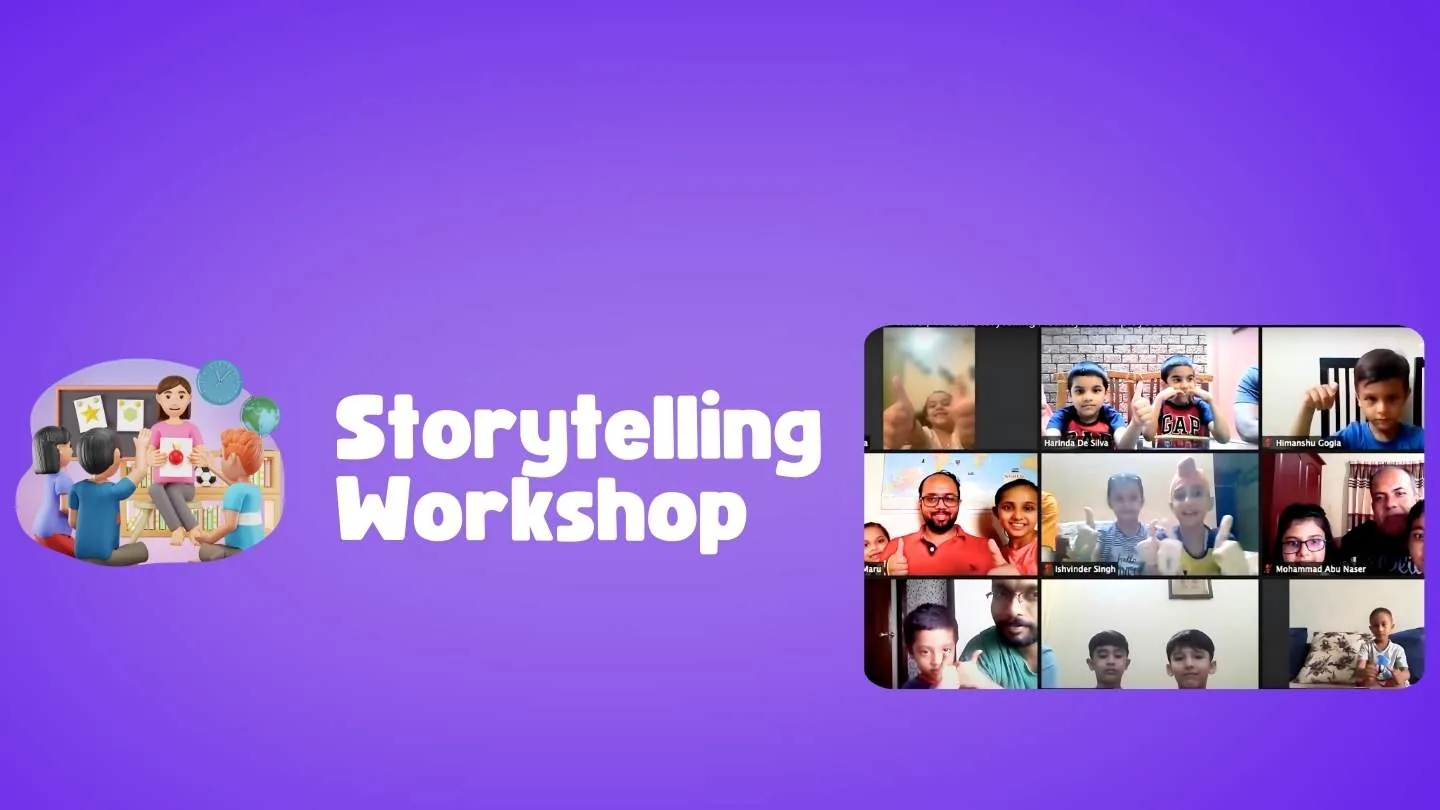Storytelling Workshop: Once Upon A Time - a virtual session where sharing stories builds everyday openness