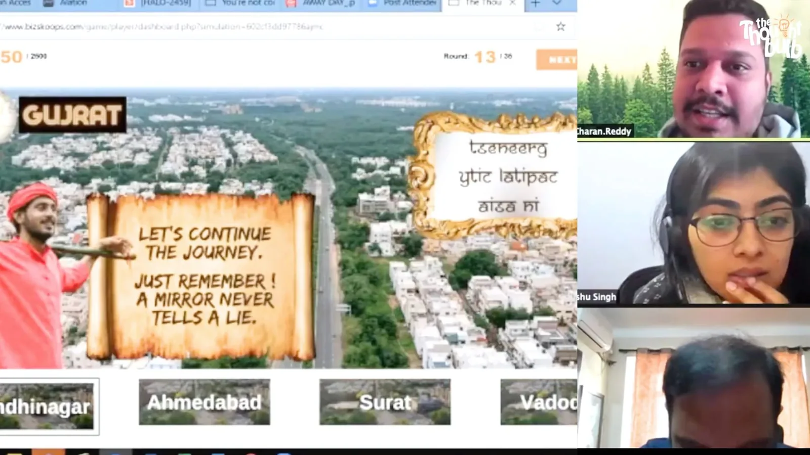 Incredible India Treasure Hunt - a virtual experience that keeps remote and hybrid teams collaborating in real time