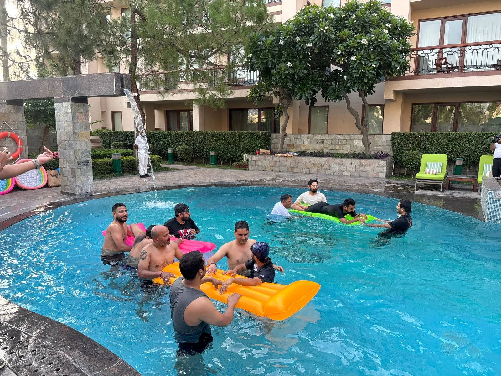 ITC Olympics in Noida - a large indoor team building day that brought cross-functional teams together