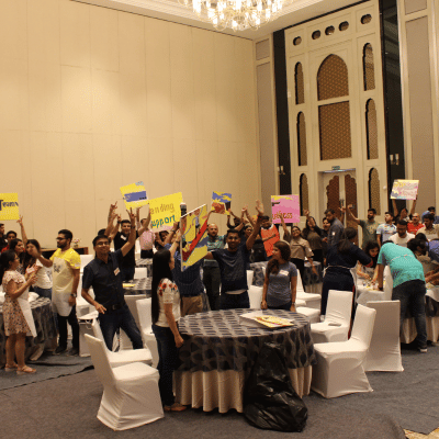 Team Building Activity At Renaissance Mumbai